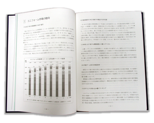 写真：ユニフォーム年鑑　2022年版 中面