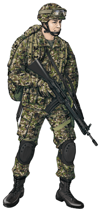 二等陸尉　戦闘装着セット