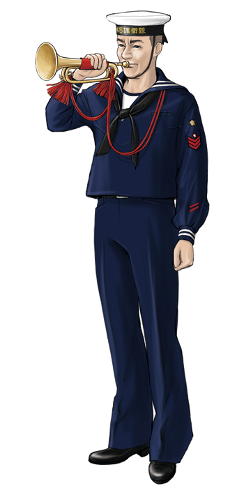 海士長常装　冬服